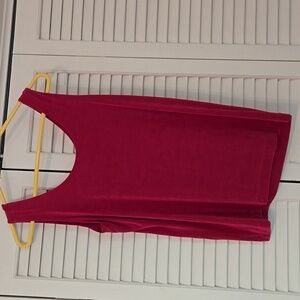 Chicos Travelers Tank Pink Size 12